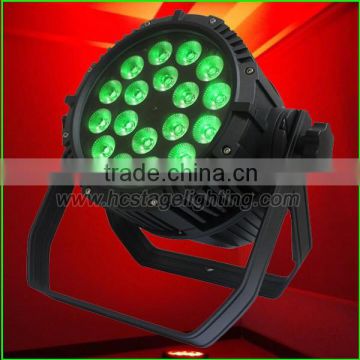 18x10w RGBW 4in1 led par light waterproof