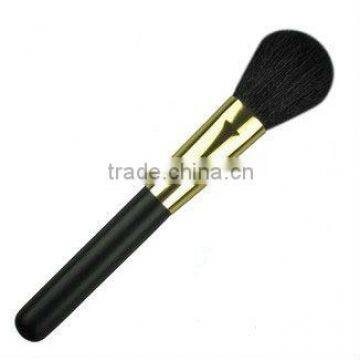 wooden handle goat hair makeup powder brush