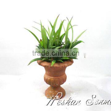 Chinese garden supplier artificial plastic potted bonsai plant types of ornamental plants