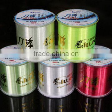 500m spool various size available 0.37mm 9.8kg test nylon fishing line