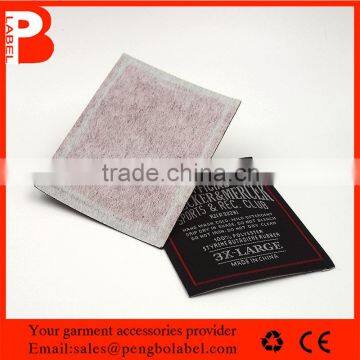 dongguan factory cheap personalized woven label for headband