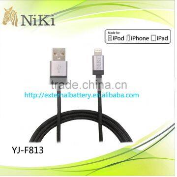 for apple cables fabric braided usb cable with mfi certificate