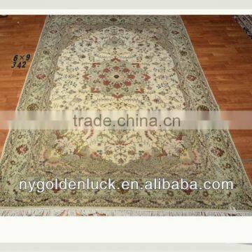 6x9ft chinese wool silk blend classic cheap carpet