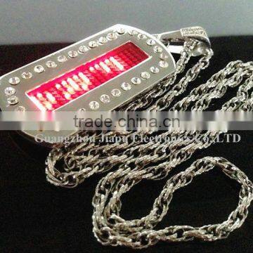 New Style 5 x 19 Dots,Beautiful LED Simple Key Ring photo-3