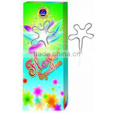 Flower Shape Ice Fountain Sparkler Candles