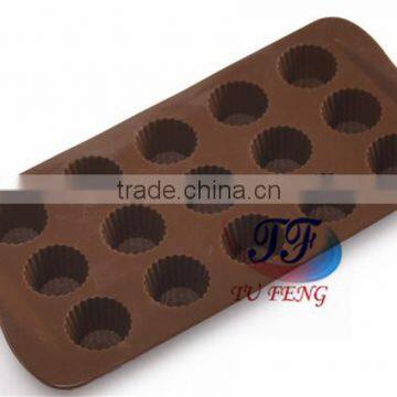 Wholesale FDA/LFGB silicone cup cake molds for microwave cake