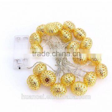 LED Lights for Christmas Tree Decoration Garden Decoration Hollow Stainless Steel Metal Hemisphere HC003