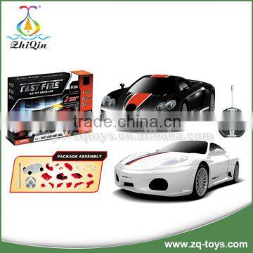 2 in 1 radio control car toy car racing games intelligent toy with light and music