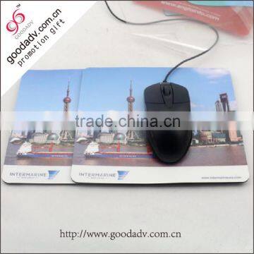 Made in China hot selling cheap price Shanghai City Landscape large mouse pad