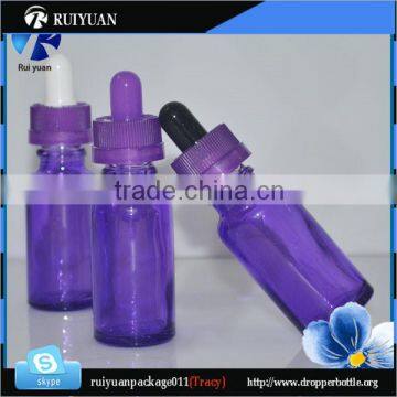 China Alibaba Empty E-cig Colored Glass Dropper Bottles