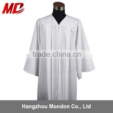 Wholesale Classical style Matte White Choir Robes