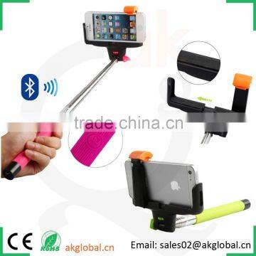 extendable bluetooth selfie monopod with bluetooth shutter button press for iphone ipad samsung galaxy s4 s5 s6