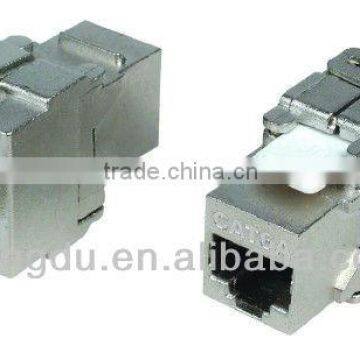 CAT6A 10GB shielded Keystone Jack