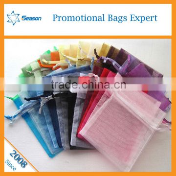 Factory Prices Small Organza Bag Wholesale/Yarn Fabric Draw String Storage bag Printing Pouch                        
                                                Quality Choice