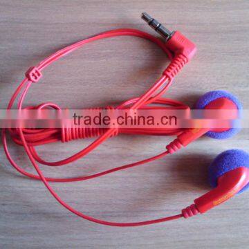 Red City Sightseeing Bus Earbud With Purple Foam