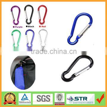 Spring-loaded Gate Bottle Gourd Shaped Aluminum Locking Carabiner