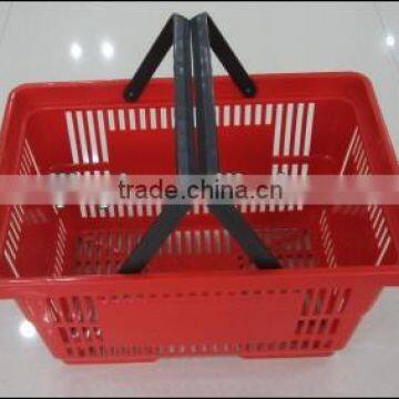 Plastic shopping basket