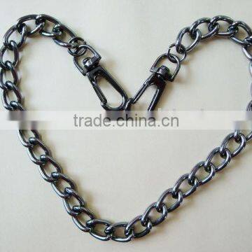 gun metal color chain belt