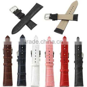 Crocodile Genuine Leather Bands for Apple Watch with adapter