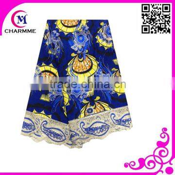 Most Fashion Design Newest Wax Lace African Wax Fabric Lace for Making Beautiful Ladies Dress photo-4