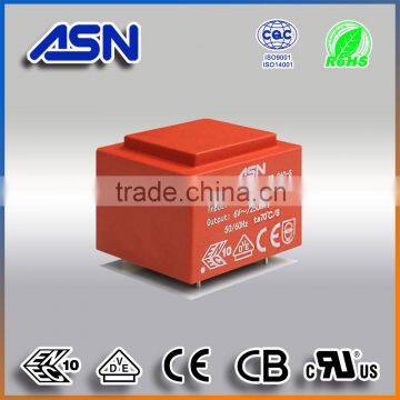 VDE CE CB UL CUL ROHS approved 0.5VA -3.0VA encapsulated transformer EI 30 series EI30/12.5