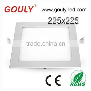 factory price 12v led panel light 225X225 ip20 led panel