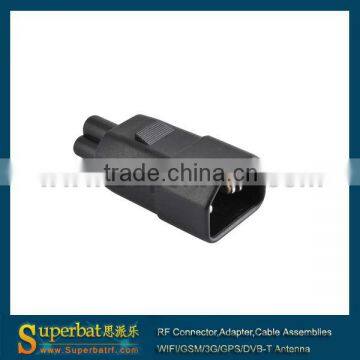 IEC 320 C14 to C5 AC power adapter/adaptor socket connector 2.5 A/250V