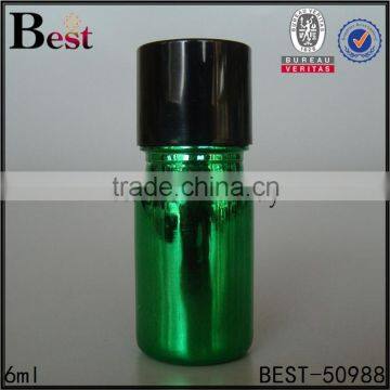 6ml electroplate green cosmetic edible massage oil bottle                        
                                                                                Supplier's Choice