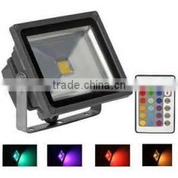 Free Hot sale remote control 10w rgb led flood lights