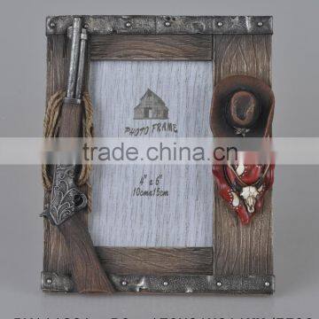 Cowboy Photo Frame Polyresin Home Decor Series photo-2