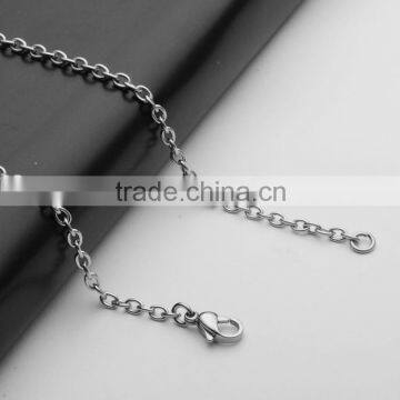 Dongguan factory cheap wholesale high quality 316L stainless steel O shaped link chain MXCH30003