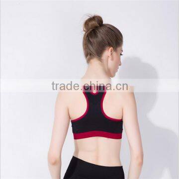 High Strength Shock Zipper Gathered Women Without Rims Sports Bra photo-4