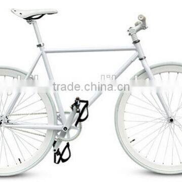 Chinese fixed gear bike Hi-ten Steel Road Bike 26'' light wheel road bike