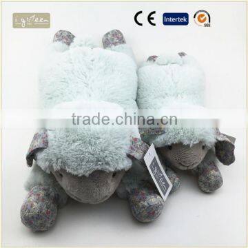 Wholesale toys stuffed green animals lying plush sheep