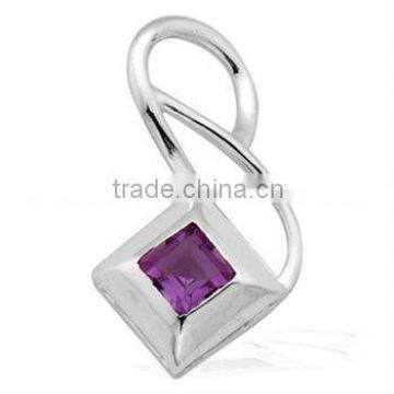 Wholesale Supplier 925 Sterling Silver Gemstone Pendant