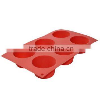 Ice Cube Round Silicone Mold 6-cav photo-3