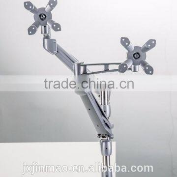 360 rotation lcd monitor arm for swivel display stands