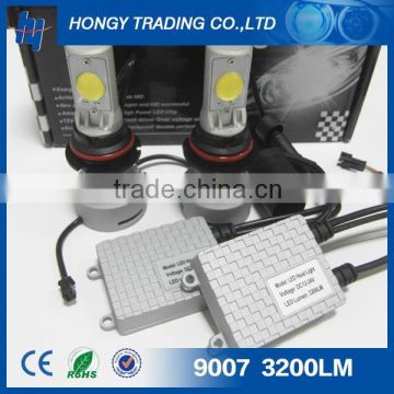 9004 led cob car headlight 6400lm