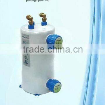 Titanium tube evaporator with PCS shell