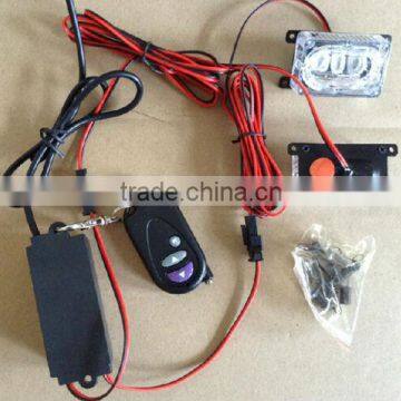 WIRELESS LED STROBE LIGHT,DASH LIGHT (SR-LS-129W-2), 1W TOP BRIGHT LINEAR LED, Multi flash pattern with flash remote
