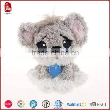 Best Made Big Eyes Toys Plush Dog Stuffed Animals With Necklace Retailer