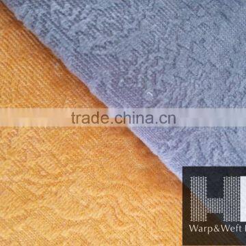 Microfiber Soft Velboa Burnout Printing Fabric for Sofa/Car Seat/Cushion Cover Fabric photo-3