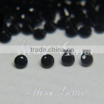 Factory Wholesale Price Gemstone Round 1.5mm Black Nano Gems photo-4