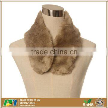 Warm & Luxurious Soft Short Rabbit Fancy Fur Trim Scarf