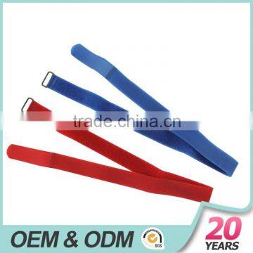 100% nylon reusable adjustable cable tie with metal buckle