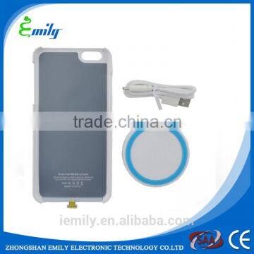 3 In1 Qi Wireless Charger Extra Power Phone Case for Iphone 6/6s,wireless Charger Power Bank Wireless Charger photo-3