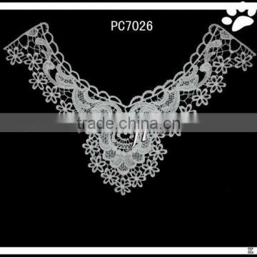 Wholesale polyester chemical lace collar for lady garment(PC7026)