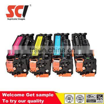 toner cartridge CC530A CC531A CC532A CC533A for HP CP2025 2020 CM2320 Canon LBP7200(CRG318 118 718) MF835