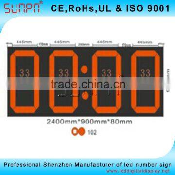 Asian Digital Led Clock Sign With Remote Controller,Led Clock Display Low Price With Good Quality photo-3
