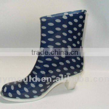 Fashion High heel Rain Boots for women